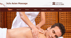 Desktop Screenshot of jojoasianmassage.com